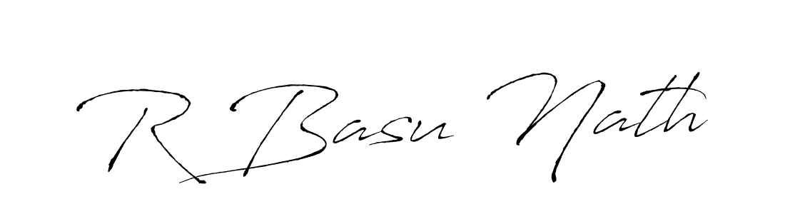 Antro_Vectra is a professional signature style that is perfect for those who want to add a touch of class to their signature. It is also a great choice for those who want to make their signature more unique. Get R Basu Nath name to fancy signature for free. R Basu Nath signature style 6 images and pictures png