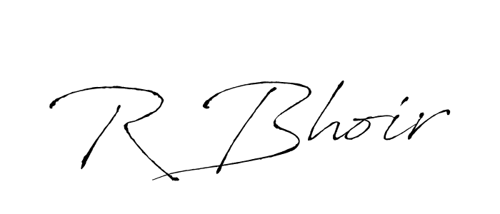 Similarly Antro_Vectra is the best handwritten signature design. Signature creator online .You can use it as an online autograph creator for name R Bhoir. R Bhoir signature style 6 images and pictures png