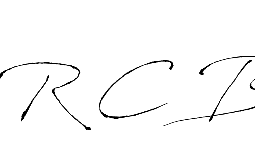 Similarly Antro_Vectra is the best handwritten signature design. Signature creator online .You can use it as an online autograph creator for name R C B. R C B signature style 6 images and pictures png