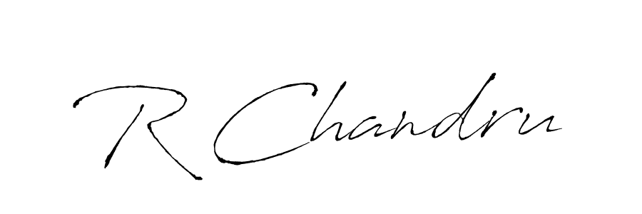 R Chandru stylish signature style. Best Handwritten Sign (Antro_Vectra) for my name. Handwritten Signature Collection Ideas for my name R Chandru. R Chandru signature style 6 images and pictures png