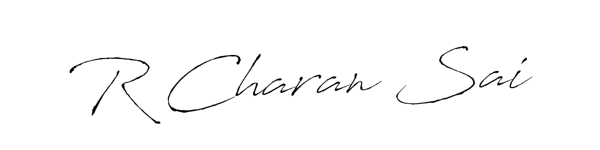 It looks lik you need a new signature style for name R Charan Sai. Design unique handwritten (Antro_Vectra) signature with our free signature maker in just a few clicks. R Charan Sai signature style 6 images and pictures png