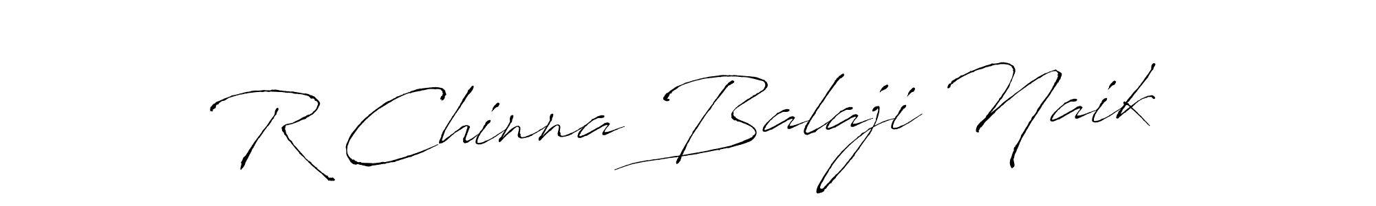 How to make R Chinna Balaji Naik signature? Antro_Vectra is a professional autograph style. Create handwritten signature for R Chinna Balaji Naik name. R Chinna Balaji Naik signature style 6 images and pictures png