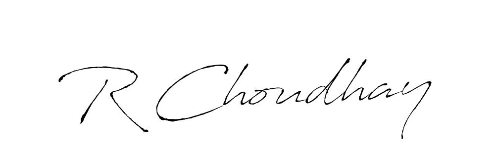 You should practise on your own different ways (Antro_Vectra) to write your name (R Choudhay) in signature. don't let someone else do it for you. R Choudhay signature style 6 images and pictures png