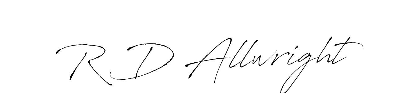 Similarly Antro_Vectra is the best handwritten signature design. Signature creator online .You can use it as an online autograph creator for name R D Allwright. R D Allwright signature style 6 images and pictures png
