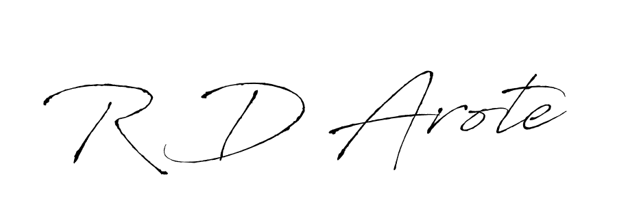 How to Draw R D Arote signature style? Antro_Vectra is a latest design signature styles for name R D Arote. R D Arote signature style 6 images and pictures png