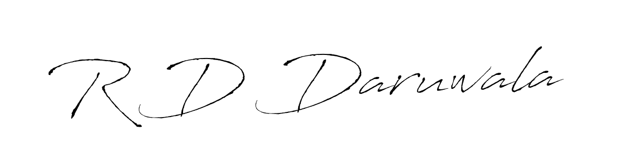 if you are searching for the best signature style for your name R D Daruwala. so please give up your signature search. here we have designed multiple signature styles  using Antro_Vectra. R D Daruwala signature style 6 images and pictures png