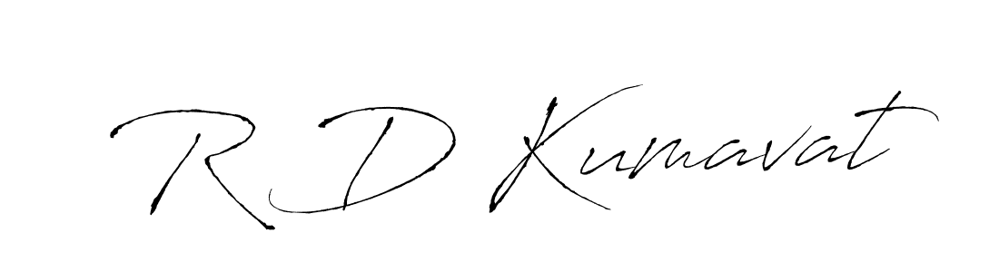 How to make R D Kumavat signature? Antro_Vectra is a professional autograph style. Create handwritten signature for R D Kumavat name. R D Kumavat signature style 6 images and pictures png