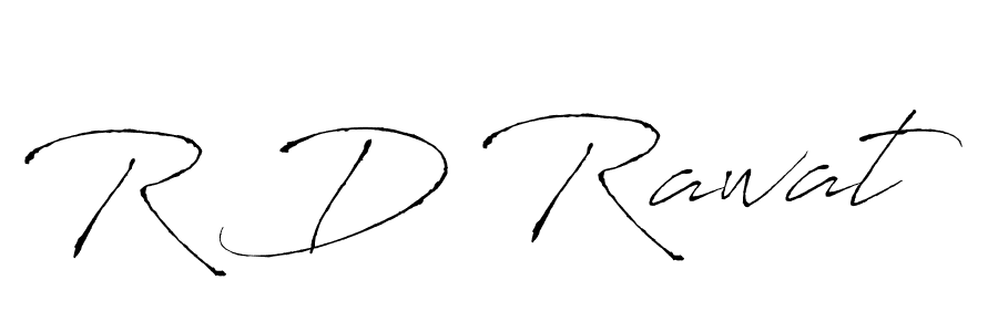 You should practise on your own different ways (Antro_Vectra) to write your name (R D Rawat) in signature. don't let someone else do it for you. R D Rawat signature style 6 images and pictures png