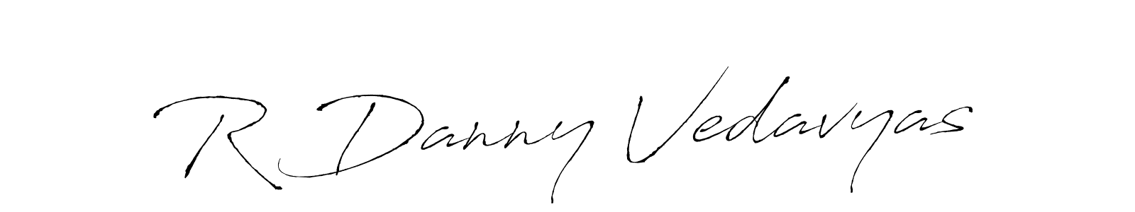 Also You can easily find your signature by using the search form. We will create R Danny Vedavyas name handwritten signature images for you free of cost using Antro_Vectra sign style. R Danny Vedavyas signature style 6 images and pictures png