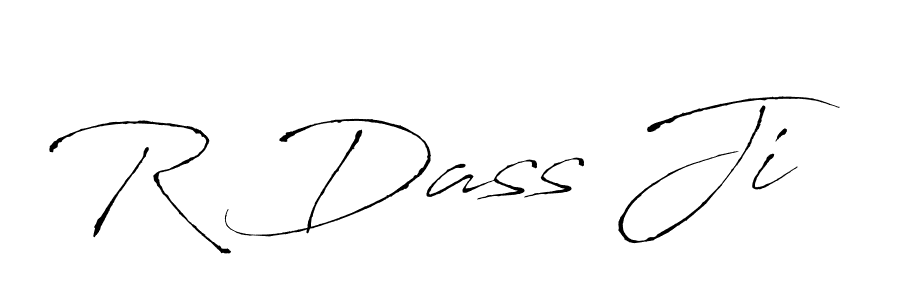 Antro_Vectra is a professional signature style that is perfect for those who want to add a touch of class to their signature. It is also a great choice for those who want to make their signature more unique. Get R Dass Ji name to fancy signature for free. R Dass Ji signature style 6 images and pictures png