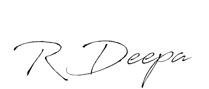 Also You can easily find your signature by using the search form. We will create R Deepa name handwritten signature images for you free of cost using Antro_Vectra sign style. R Deepa signature style 6 images and pictures png