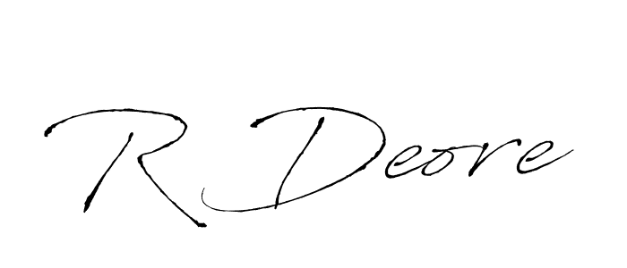 It looks lik you need a new signature style for name R Deore. Design unique handwritten (Antro_Vectra) signature with our free signature maker in just a few clicks. R Deore signature style 6 images and pictures png