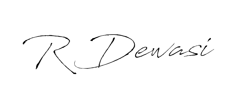 You should practise on your own different ways (Antro_Vectra) to write your name (R Dewasi) in signature. don't let someone else do it for you. R Dewasi signature style 6 images and pictures png