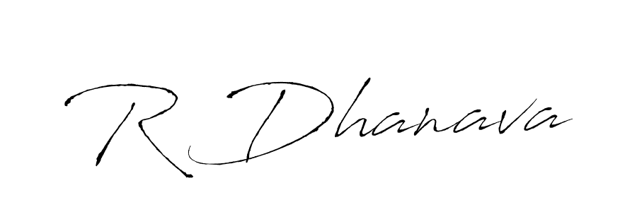 if you are searching for the best signature style for your name R Dhanava. so please give up your signature search. here we have designed multiple signature styles  using Antro_Vectra. R Dhanava signature style 6 images and pictures png