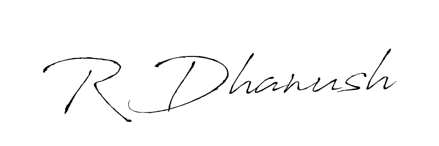 Here are the top 10 professional signature styles for the name R Dhanush. These are the best autograph styles you can use for your name. R Dhanush signature style 6 images and pictures png