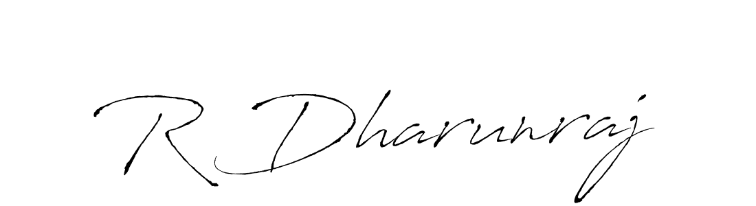 You can use this online signature creator to create a handwritten signature for the name R Dharunraj. This is the best online autograph maker. R Dharunraj signature style 6 images and pictures png