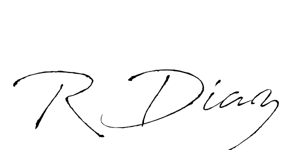How to Draw R Diaz signature style? Antro_Vectra is a latest design signature styles for name R Diaz. R Diaz signature style 6 images and pictures png
