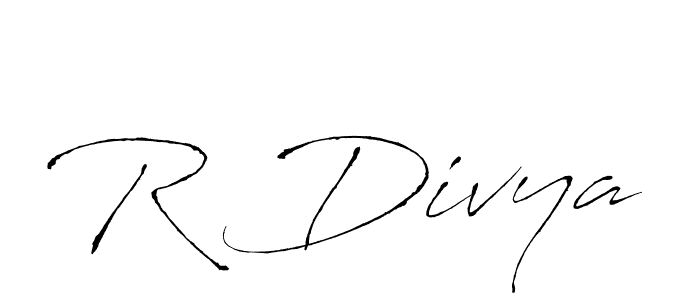 Make a beautiful signature design for name R Divya. Use this online signature maker to create a handwritten signature for free. R Divya signature style 6 images and pictures png