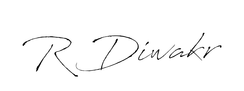 Create a beautiful signature design for name R Diwakr. With this signature (Antro_Vectra) fonts, you can make a handwritten signature for free. R Diwakr signature style 6 images and pictures png