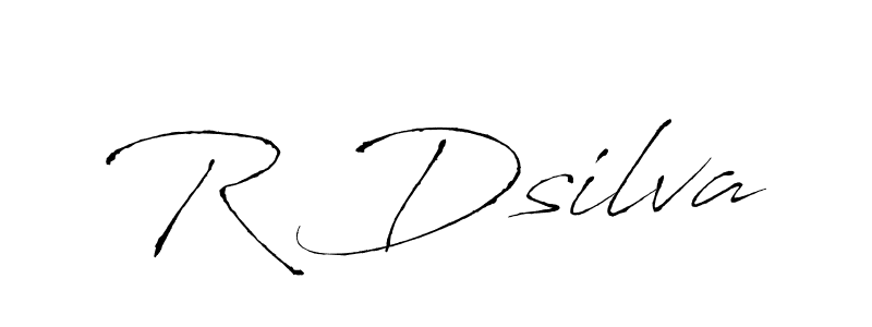 How to Draw R Dsilva signature style? Antro_Vectra is a latest design signature styles for name R Dsilva. R Dsilva signature style 6 images and pictures png
