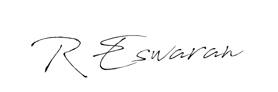 Antro_Vectra is a professional signature style that is perfect for those who want to add a touch of class to their signature. It is also a great choice for those who want to make their signature more unique. Get R Eswaran name to fancy signature for free. R Eswaran signature style 6 images and pictures png