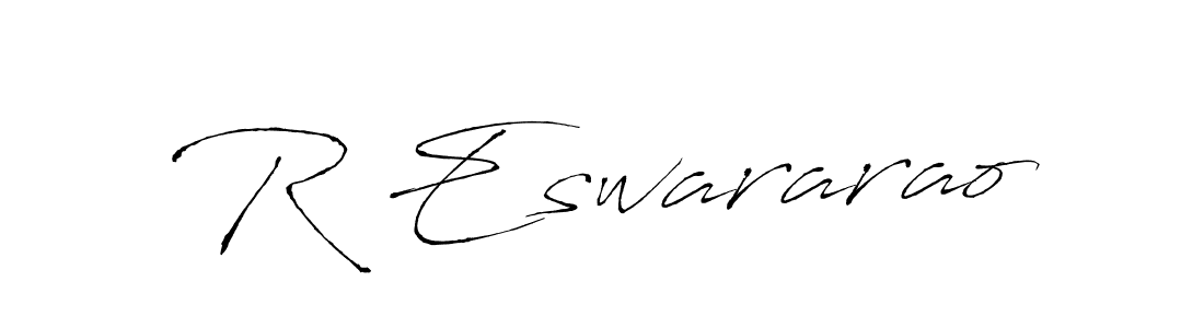 R Eswararao stylish signature style. Best Handwritten Sign (Antro_Vectra) for my name. Handwritten Signature Collection Ideas for my name R Eswararao. R Eswararao signature style 6 images and pictures png