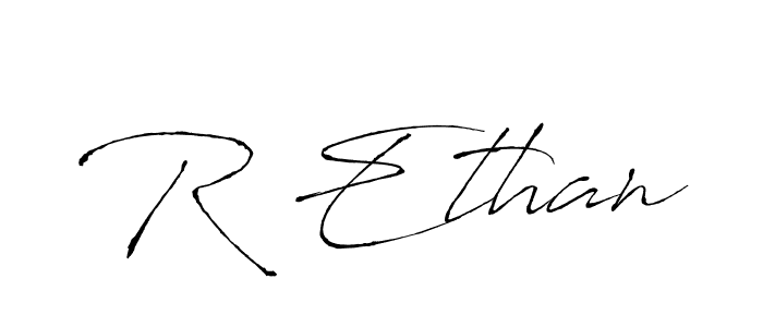 Make a beautiful signature design for name R Ethan. Use this online signature maker to create a handwritten signature for free. R Ethan signature style 6 images and pictures png
