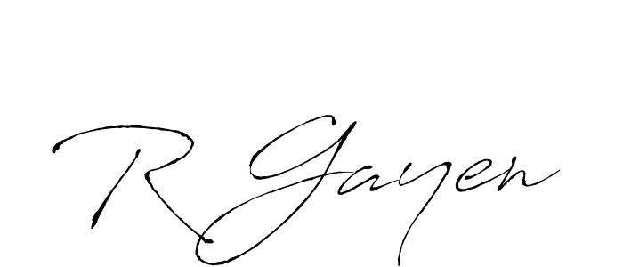 You should practise on your own different ways (Antro_Vectra) to write your name (R Gayen) in signature. don't let someone else do it for you. R Gayen signature style 6 images and pictures png