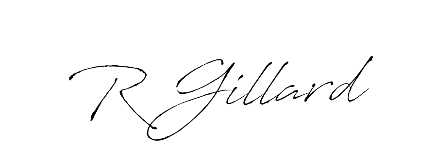 Antro_Vectra is a professional signature style that is perfect for those who want to add a touch of class to their signature. It is also a great choice for those who want to make their signature more unique. Get R Gillard name to fancy signature for free. R Gillard signature style 6 images and pictures png