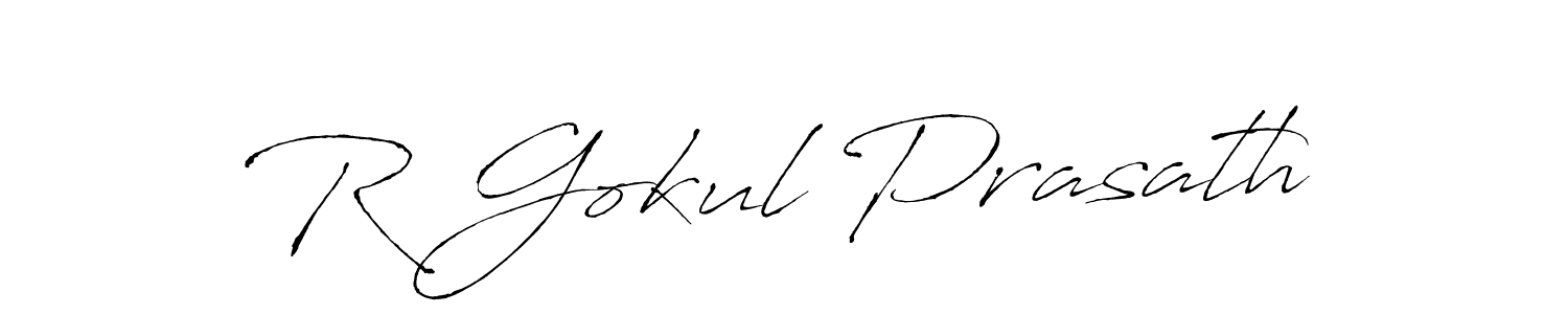 R Gokul Prasath stylish signature style. Best Handwritten Sign (Antro_Vectra) for my name. Handwritten Signature Collection Ideas for my name R Gokul Prasath. R Gokul Prasath signature style 6 images and pictures png