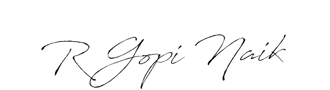 Also we have R Gopi Naik name is the best signature style. Create professional handwritten signature collection using Antro_Vectra autograph style. R Gopi Naik signature style 6 images and pictures png