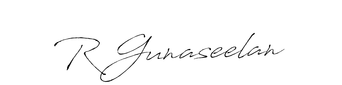 How to Draw R Gunaseelan signature style? Antro_Vectra is a latest design signature styles for name R Gunaseelan. R Gunaseelan signature style 6 images and pictures png