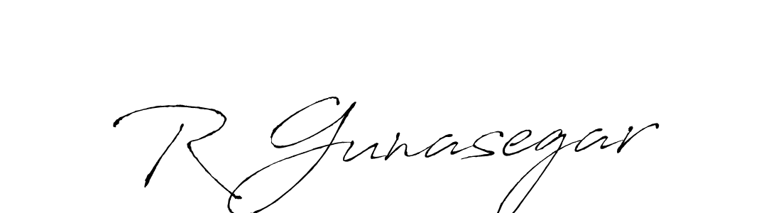 R Gunasegar stylish signature style. Best Handwritten Sign (Antro_Vectra) for my name. Handwritten Signature Collection Ideas for my name R Gunasegar. R Gunasegar signature style 6 images and pictures png