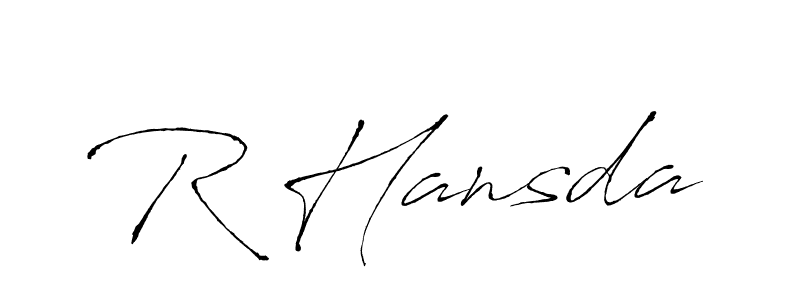 Once you've used our free online signature maker to create your best signature Antro_Vectra style, it's time to enjoy all of the benefits that R Hansda name signing documents. R Hansda signature style 6 images and pictures png