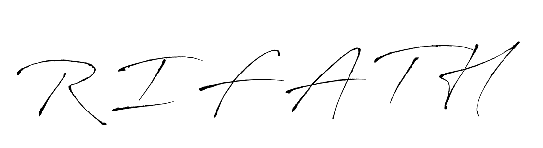 Also we have R I F A T H name is the best signature style. Create professional handwritten signature collection using Antro_Vectra autograph style. R I F A T H signature style 6 images and pictures png