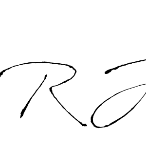 R J stylish signature style. Best Handwritten Sign (Antro_Vectra) for my name. Handwritten Signature Collection Ideas for my name R J. R J signature style 6 images and pictures png