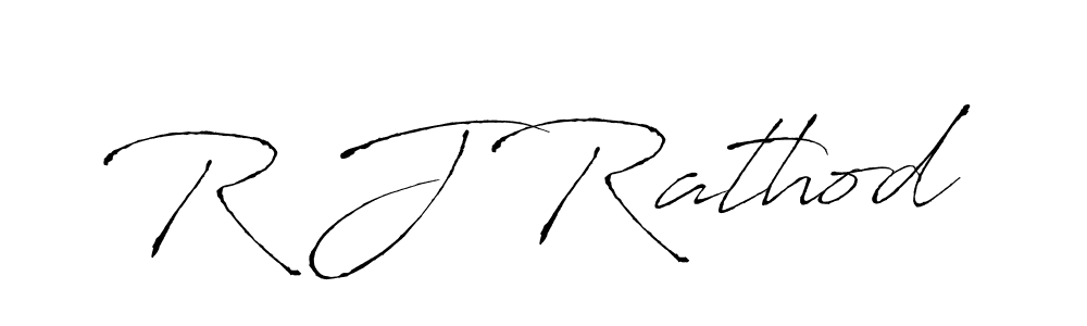 Antro_Vectra is a professional signature style that is perfect for those who want to add a touch of class to their signature. It is also a great choice for those who want to make their signature more unique. Get R J Rathod name to fancy signature for free. R J Rathod signature style 6 images and pictures png