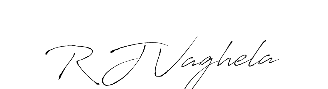 Use a signature maker to create a handwritten signature online. With this signature software, you can design (Antro_Vectra) your own signature for name R J Vaghela. R J Vaghela signature style 6 images and pictures png