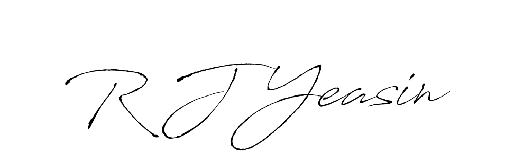 R J Yeasin stylish signature style. Best Handwritten Sign (Antro_Vectra) for my name. Handwritten Signature Collection Ideas for my name R J Yeasin. R J Yeasin signature style 6 images and pictures png