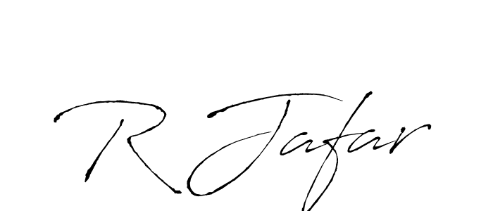 if you are searching for the best signature style for your name R Jafar. so please give up your signature search. here we have designed multiple signature styles  using Antro_Vectra. R Jafar signature style 6 images and pictures png