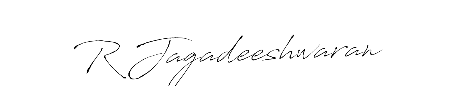 Use a signature maker to create a handwritten signature online. With this signature software, you can design (Antro_Vectra) your own signature for name R Jagadeeshwaran. R Jagadeeshwaran signature style 6 images and pictures png