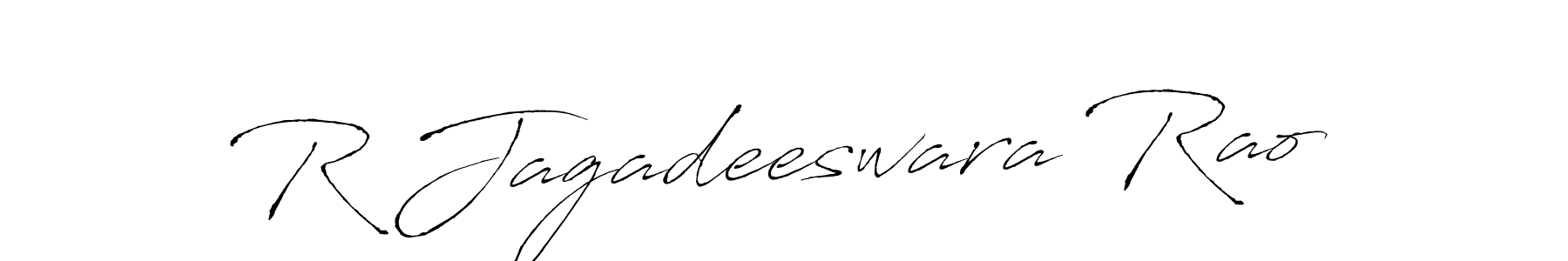 Use a signature maker to create a handwritten signature online. With this signature software, you can design (Antro_Vectra) your own signature for name R Jagadeeswara Rao. R Jagadeeswara Rao signature style 6 images and pictures png