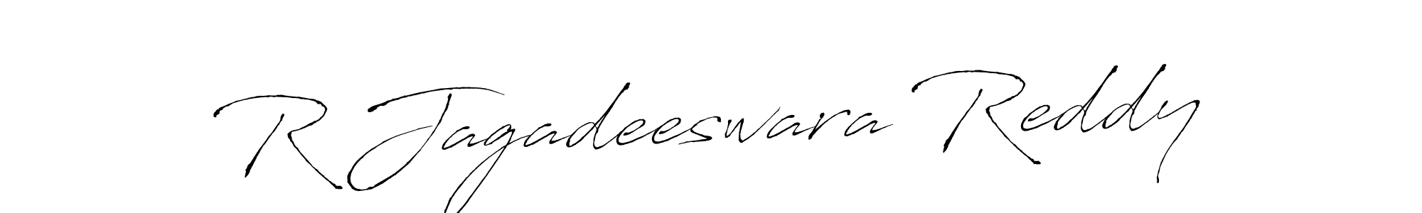 Antro_Vectra is a professional signature style that is perfect for those who want to add a touch of class to their signature. It is also a great choice for those who want to make their signature more unique. Get R Jagadeeswara Reddy name to fancy signature for free. R Jagadeeswara Reddy signature style 6 images and pictures png