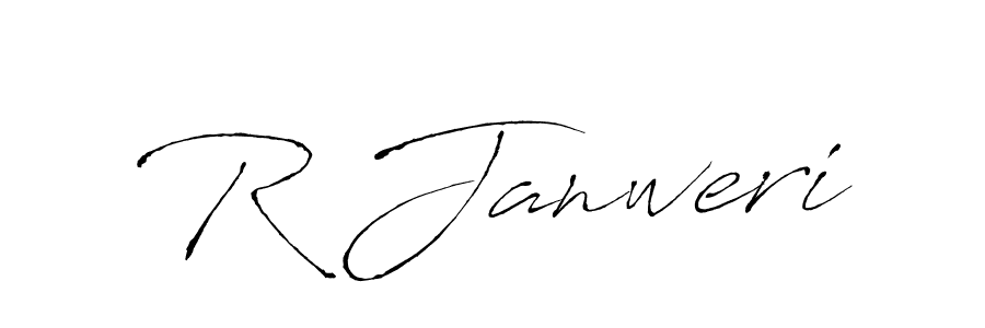 R Janweri stylish signature style. Best Handwritten Sign (Antro_Vectra) for my name. Handwritten Signature Collection Ideas for my name R Janweri. R Janweri signature style 6 images and pictures png
