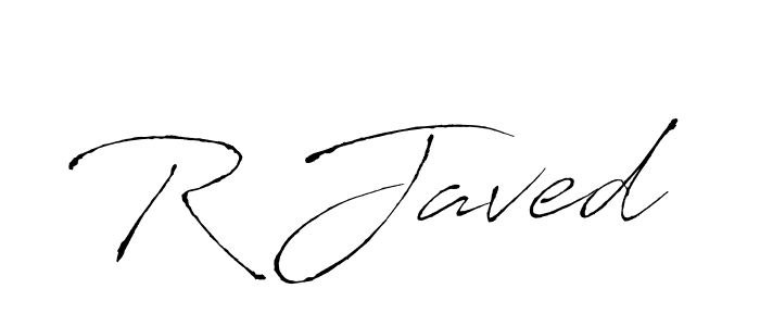 Also You can easily find your signature by using the search form. We will create R Javed name handwritten signature images for you free of cost using Antro_Vectra sign style. R Javed signature style 6 images and pictures png