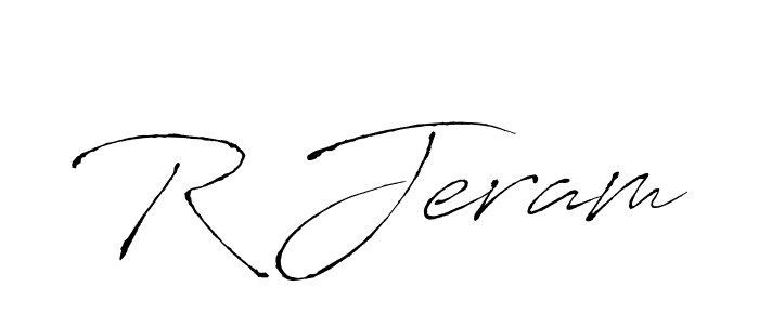 How to make R Jeram signature? Antro_Vectra is a professional autograph style. Create handwritten signature for R Jeram name. R Jeram signature style 6 images and pictures png