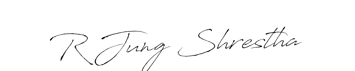 You can use this online signature creator to create a handwritten signature for the name R Jung Shrestha. This is the best online autograph maker. R Jung Shrestha signature style 6 images and pictures png