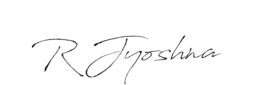 The best way (Antro_Vectra) to make a short signature is to pick only two or three words in your name. The name R Jyoshna include a total of six letters. For converting this name. R Jyoshna signature style 6 images and pictures png