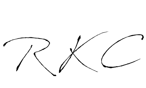 How to make R K C name signature. Use Antro_Vectra style for creating short signs online. This is the latest handwritten sign. R K C signature style 6 images and pictures png