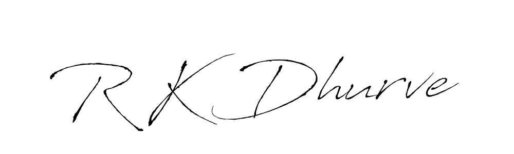 The best way (Antro_Vectra) to make a short signature is to pick only two or three words in your name. The name R K Dhurve include a total of six letters. For converting this name. R K Dhurve signature style 6 images and pictures png